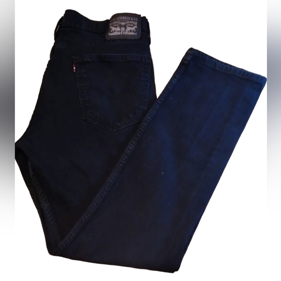 LEVI's Men's 502 Regular Taper Fit Jeans Black Size 36 x 32 - Picture 8 of 10